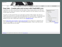 Tablet Screenshot of freepollkit.com